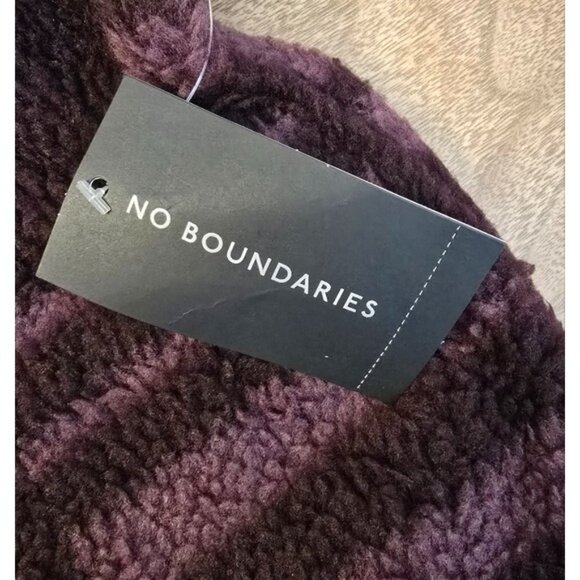 No Boundaries Mens Sherpa Oversized Trucker Jacket Multicolor Full Zip 3XL - Picture 10 of 14